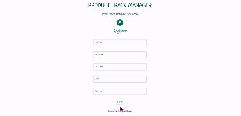 📈 Product Track Manager