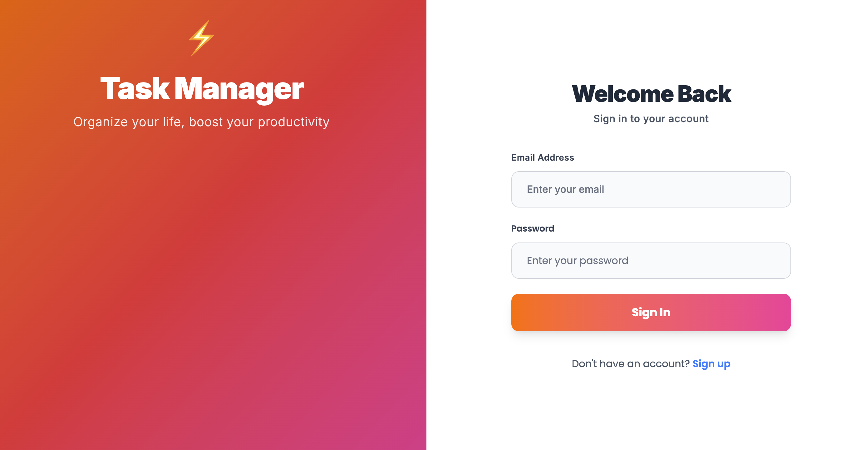âš¡ Fullstack Task Manager